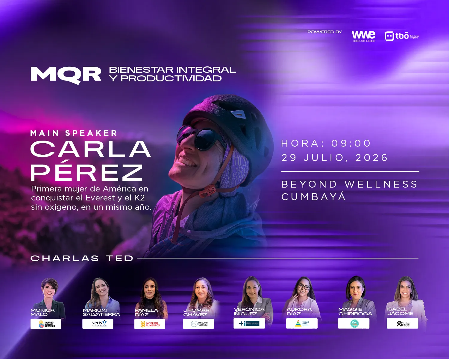 Charlas TED · Speakers del evento